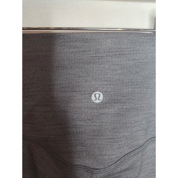 Lululemon Align Crop 21" Mini Heathered Herringbone Legging Crop Gray 2 - Picture 4 of 8
